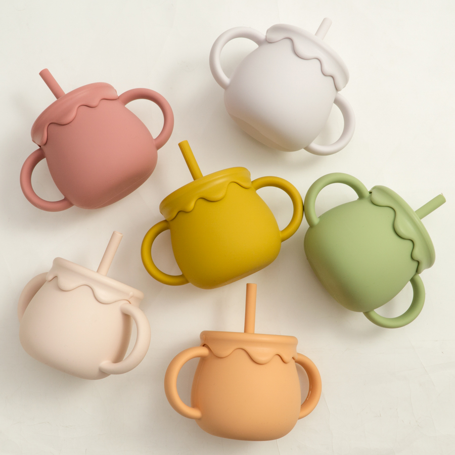 Snack Cup Toddler - Baby Feeding Cups Portable Drinkware Sippy