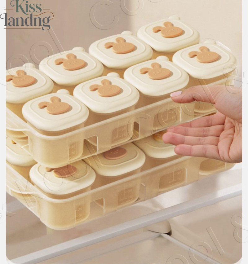 Baby Food Gerber - Baby Food Storage Containers with Lids,