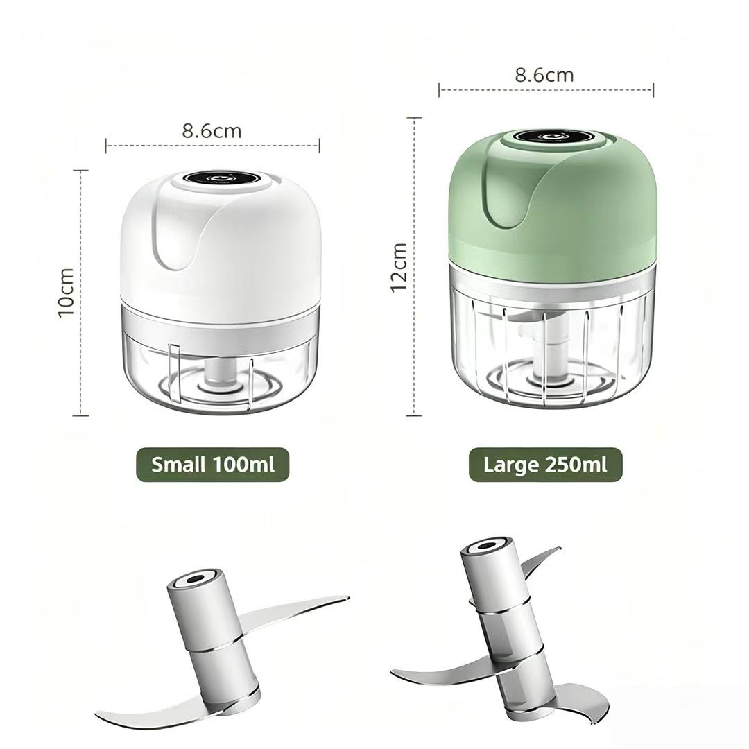 Baby Food With Meat - 23W USB Rechargeable Electric Garlic Chopper