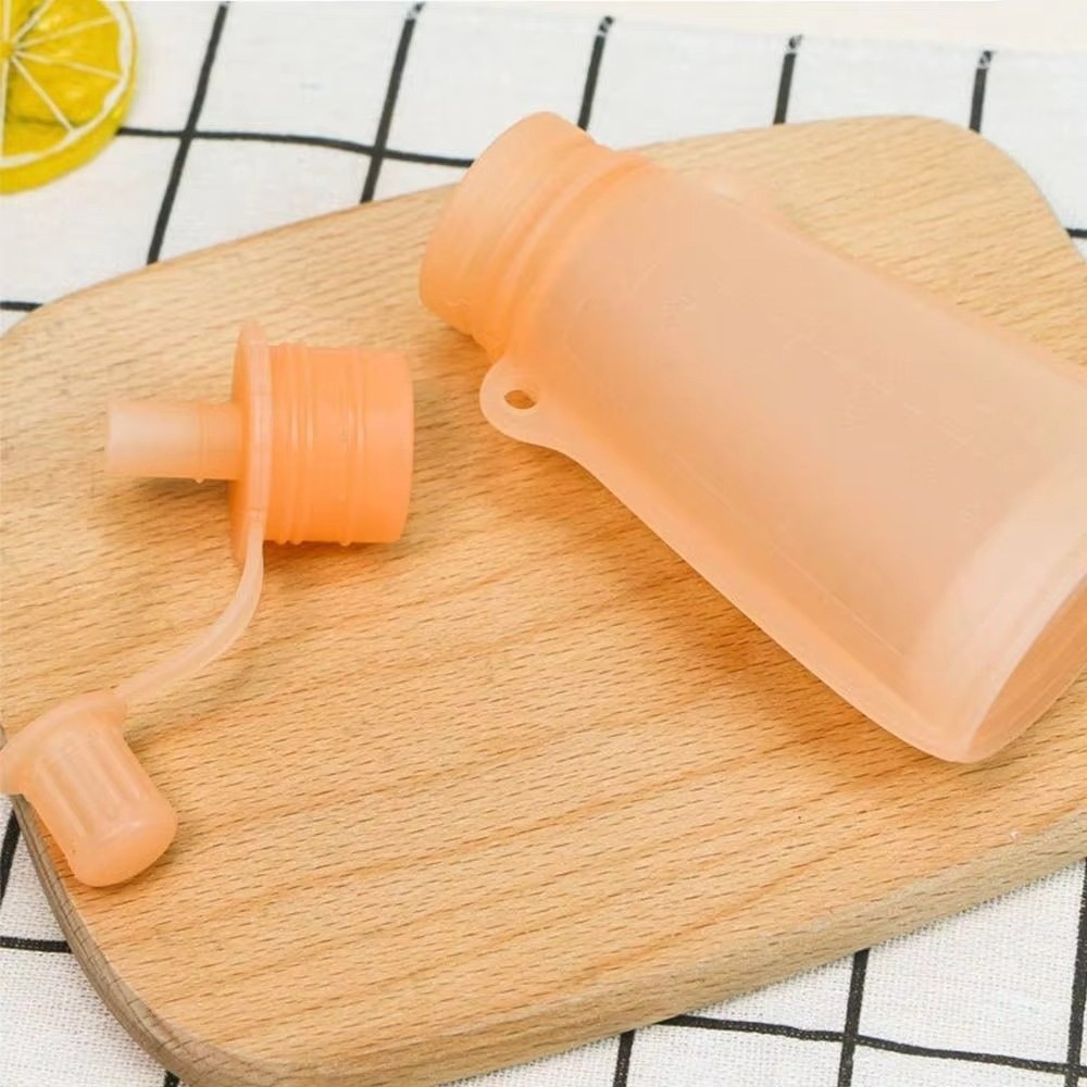 Baby Food Pouches Reusable - BPA Free Food Pouch Leak-proof Sealing