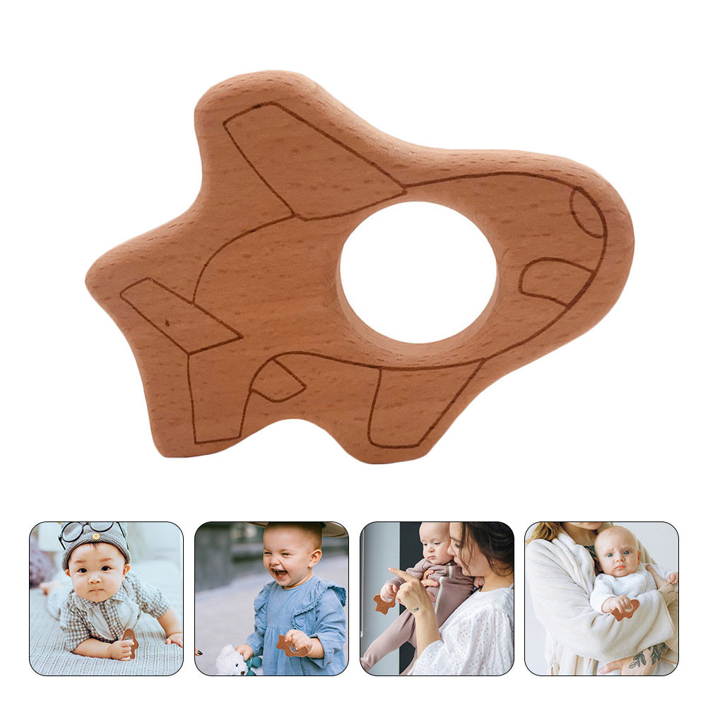 Baby Food Teether - 2Pcs Airplane Shape Baby Teethers Safe