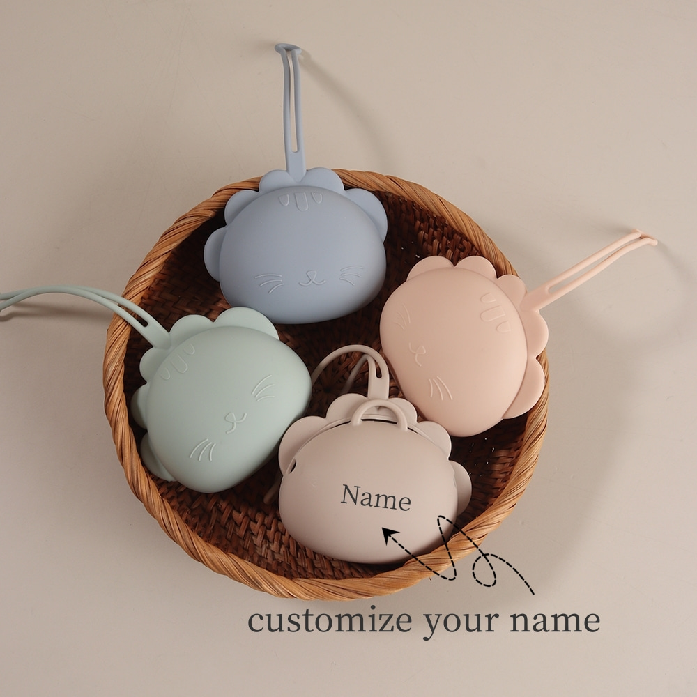 Baby Food Pouches Reusable - Custom Baby Pacifier Storage Bag Food