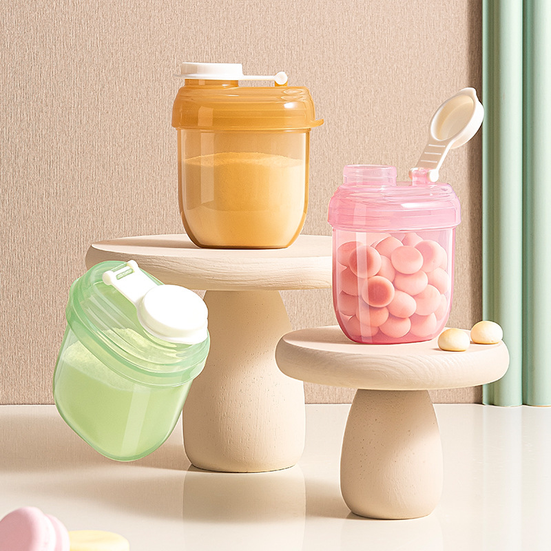 Baby Food Category - Baby Formula Dispenser, Portable One-Meal-One-Compartment Design,