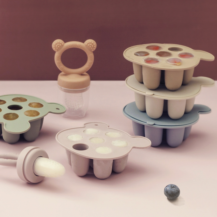 Baby Food Category - Baby Ice Cream Pops Silicone Mold
