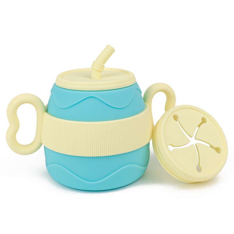Snack Cup Toddler - Baby Feeding Cups Portable Drinkware Sippy
