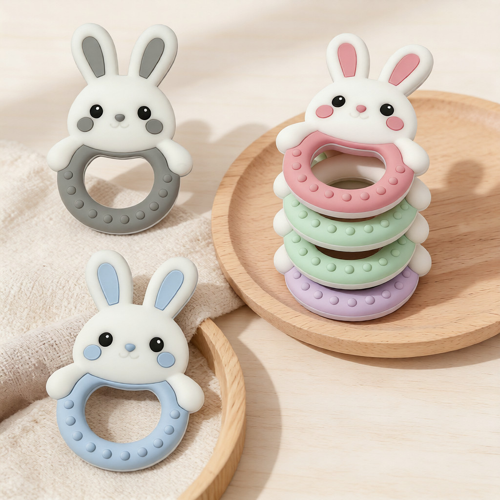 1Pcs Baby Teether Silicone Toy - Baby Food Teether recension och pris