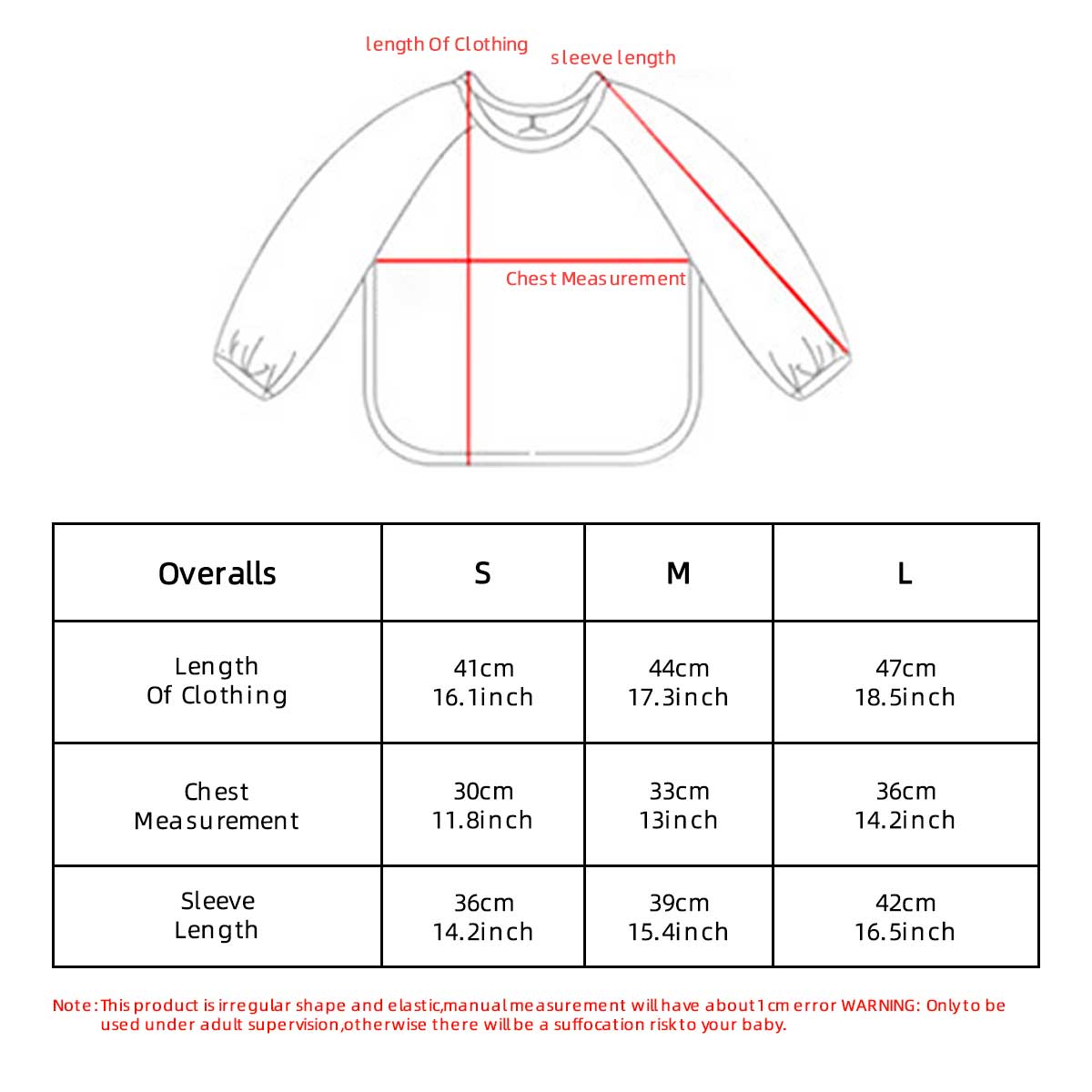 Kids Baby Long Sleeved PU Bibs - Baby Food Chair recension och pris