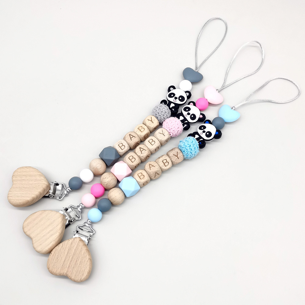 Wooden Personalized Baby Pacif - Baby Food Teether recension och pris