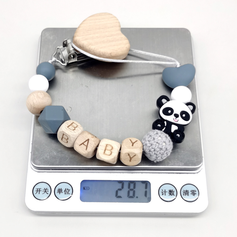 Wooden Personalized Baby Pacif - Baby Food Teether recension och pris