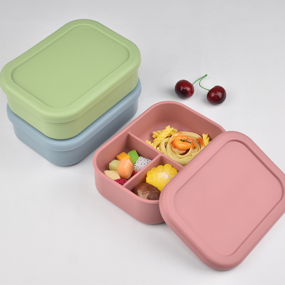 3-Compartment Food Grade Silic - Baby Food Category recension och pris