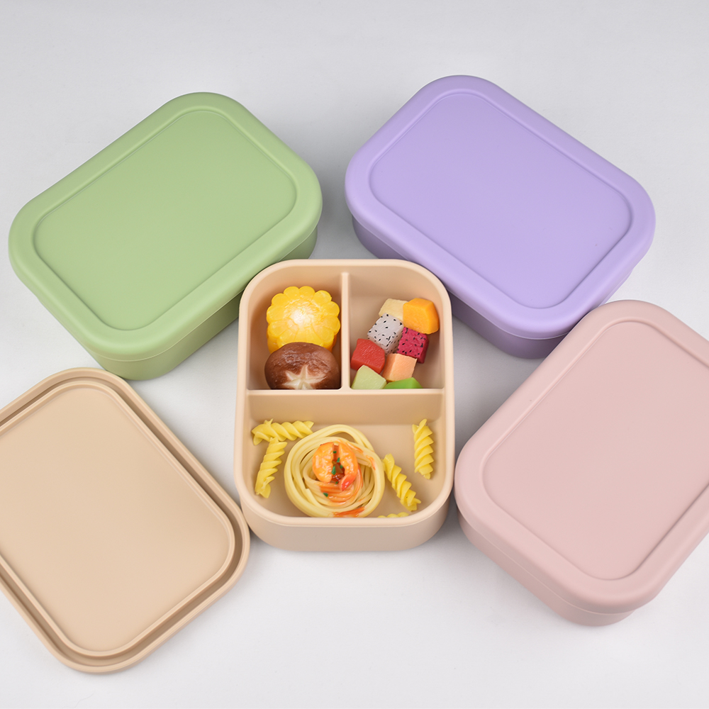 3-Compartment Food Grade Silic - Baby Food Category recension och pris
