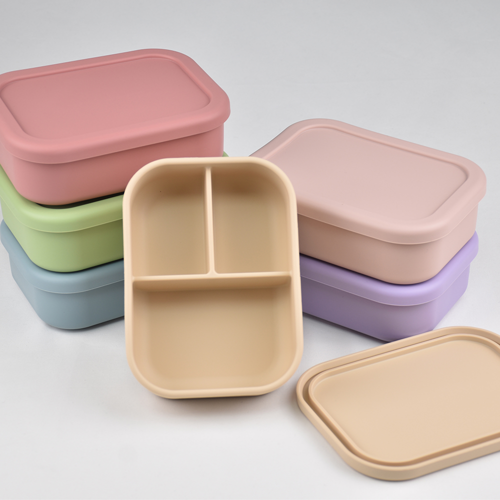 3-Compartment Food Grade Silic - Baby Food Category recension och pris