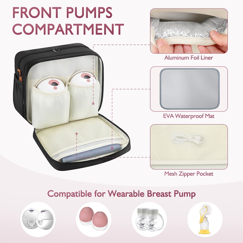 Detachable Breast Pump Bag wit - Baby Food Zip Lock Bag recension och pris