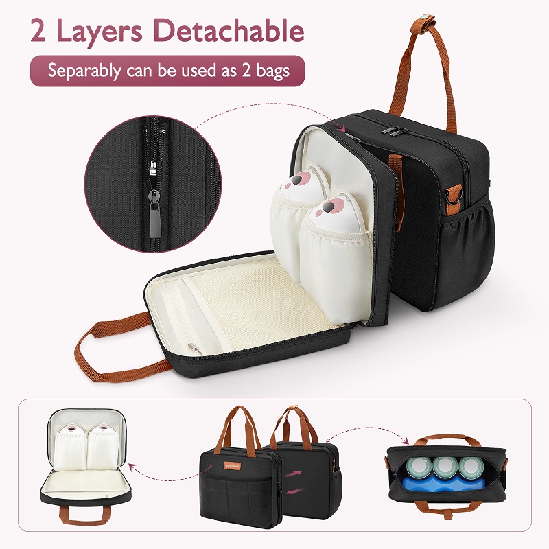 Detachable Breast Pump Bag wit - Baby Food Zip Lock Bag recension och pris