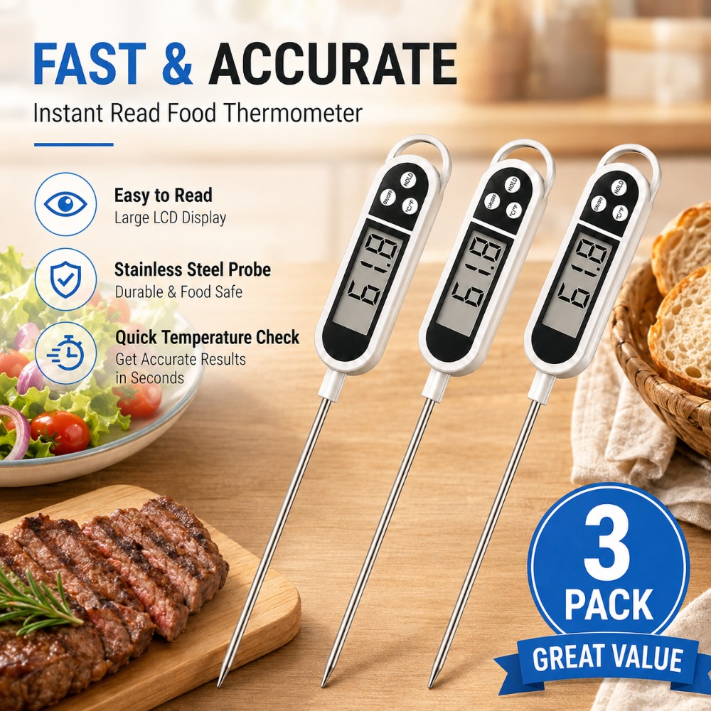 Digital Probe Thermometer Wide - Baby Food With Meat recension och pris