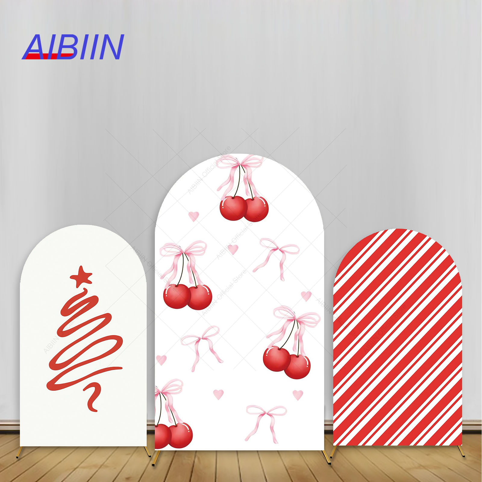 Cherry Bow Merry Christmas Arc - Baby Xmas Food recension och pris