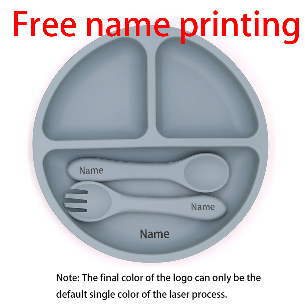 Free Name Printing Silicone Ch - Baby Food Lunch recension och pris