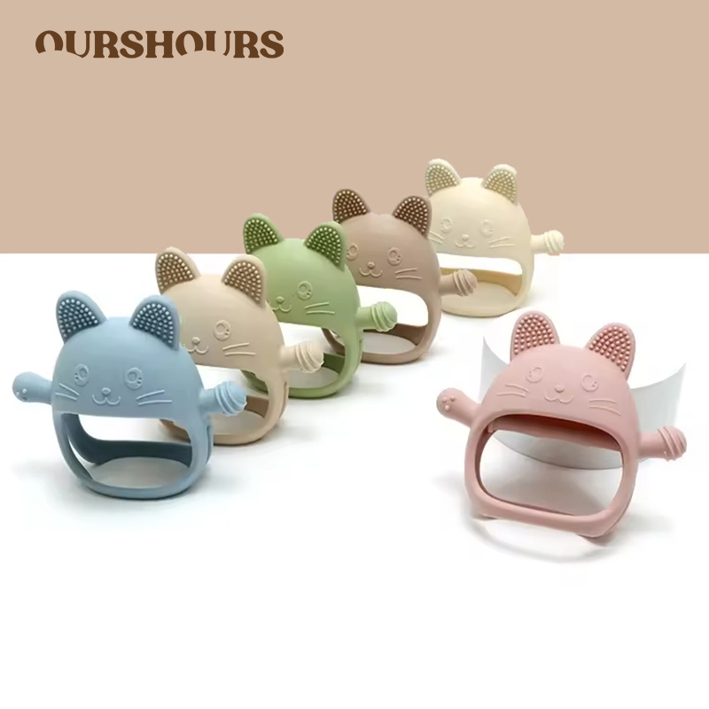 1PC Baby Silicone Teethers Glo - Baby Food Teether recension och pris