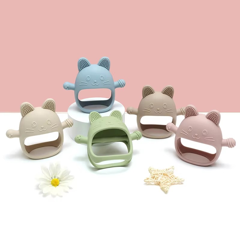1PC Baby Silicone Teethers Glo - Baby Food Teether recension och pris