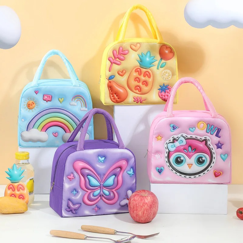 Children's Lunch Box Bag 3D Ca - Baby Food Zip Lock Bag recension och pris