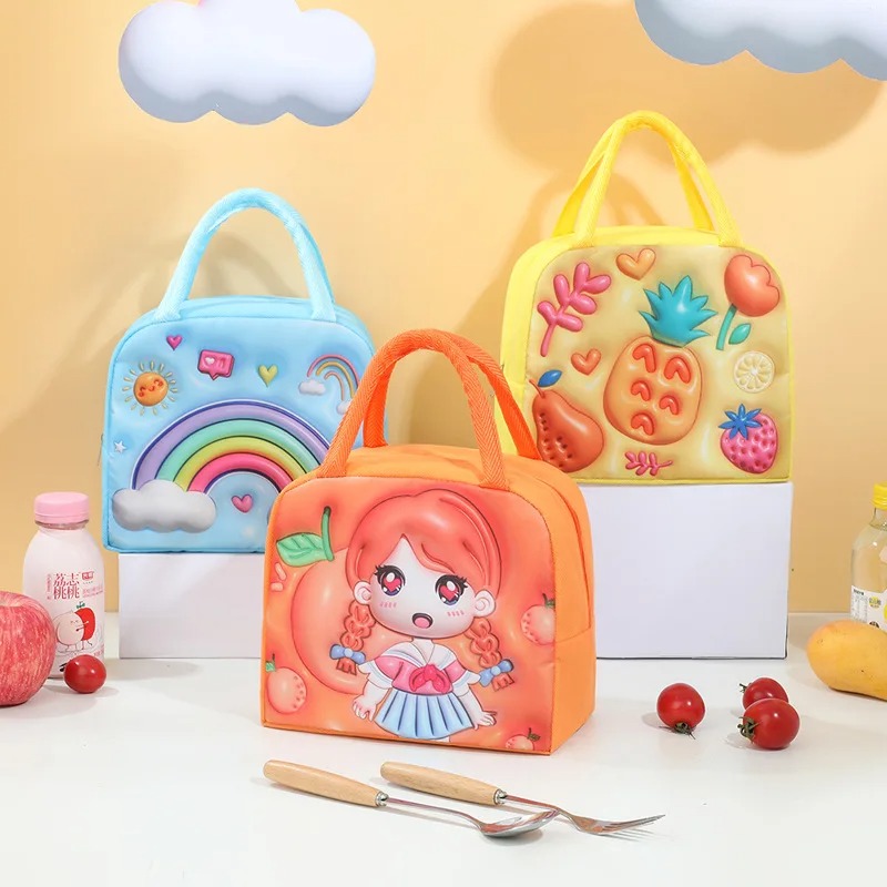 Children's Lunch Box Bag 3D Ca - Baby Food Zip Lock Bag recension och pris