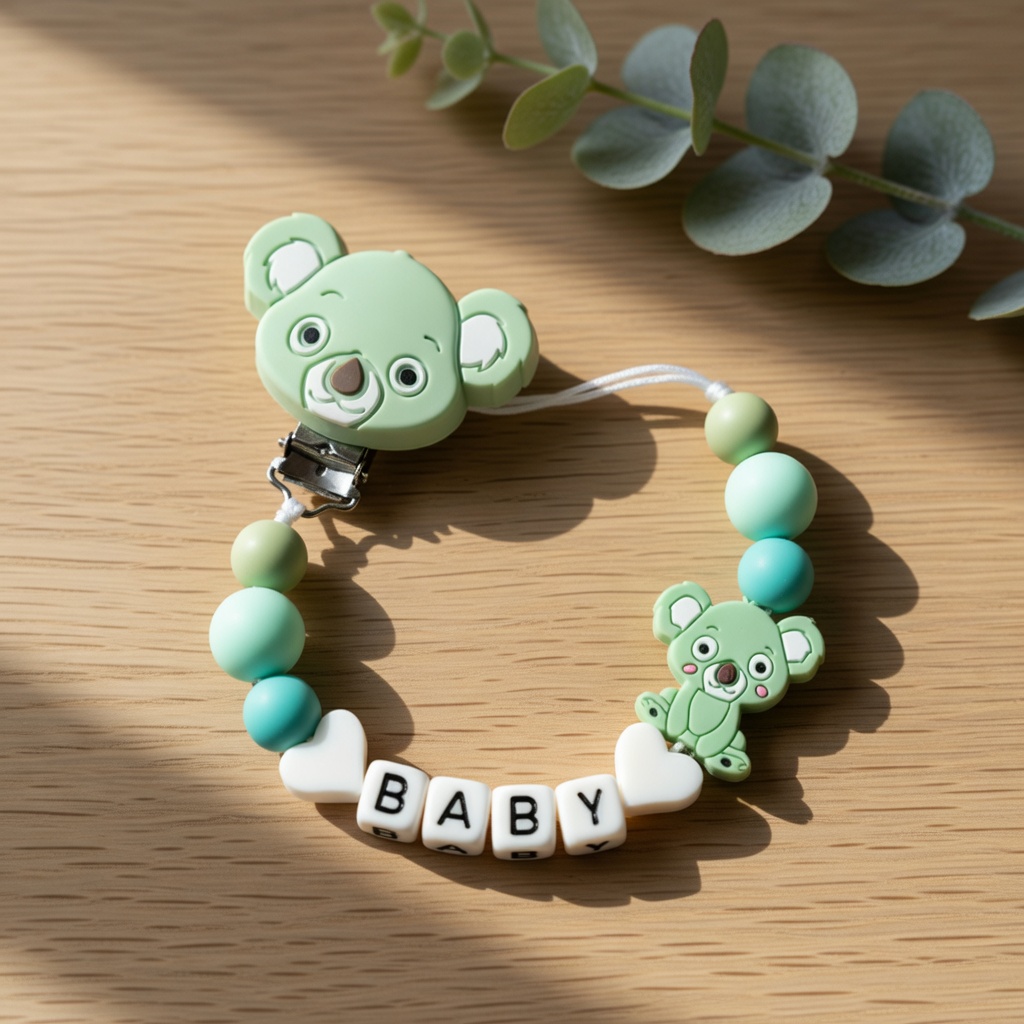 Silicone Baby Pacifier Clip Te - Baby Food Teether recension och pris