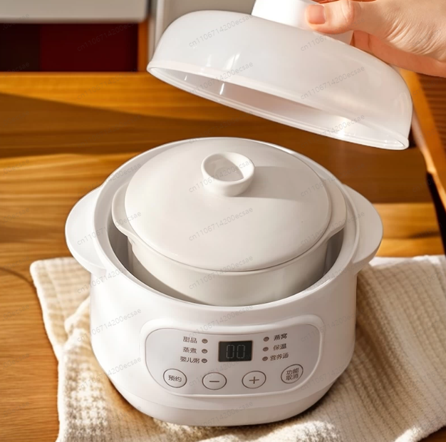 Baby Electric Porridge Pot Cer - Baby Food Maker Baby Safe recension och pris