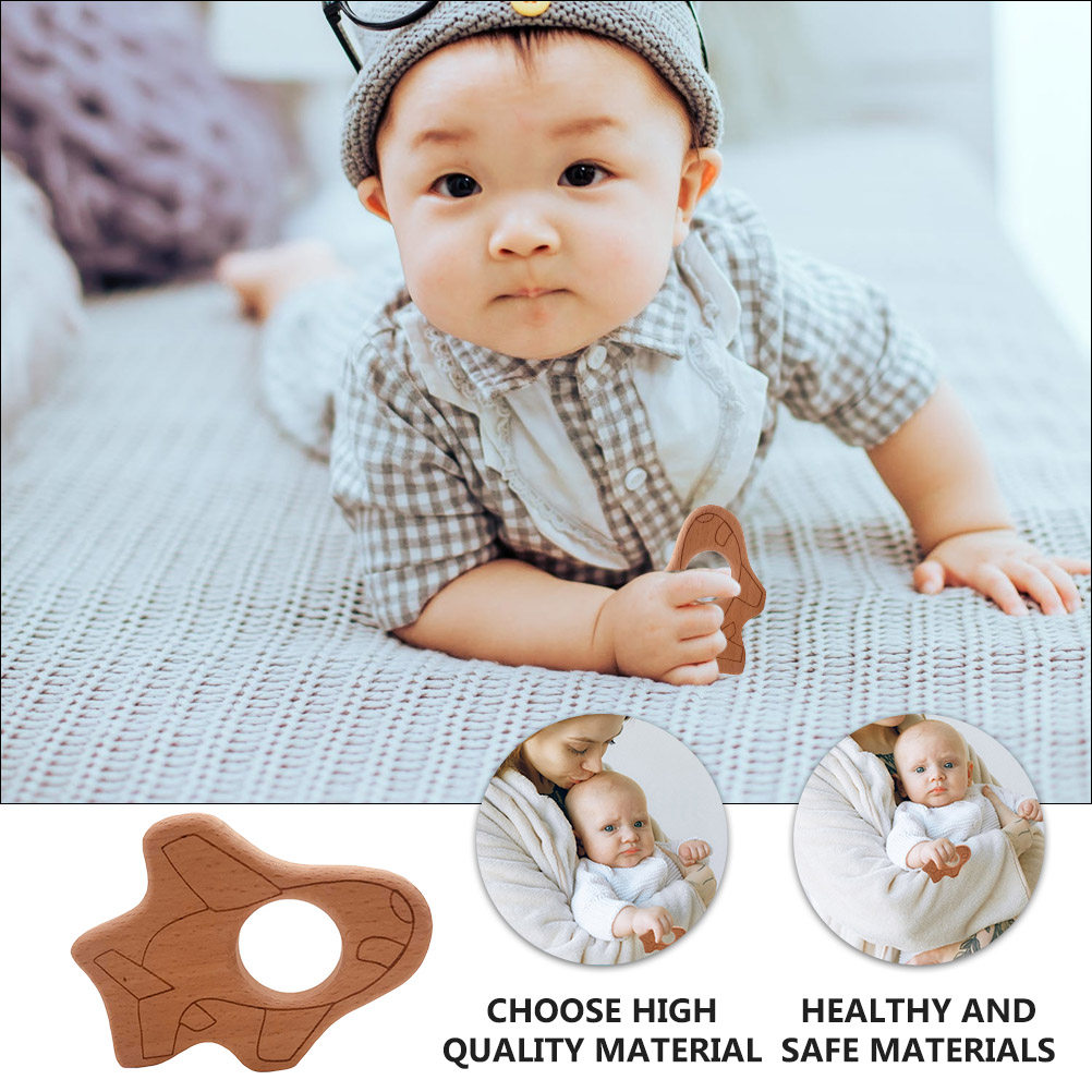 2Pcs Airplane Shape Baby Teeth - Baby Food Teether recension och pris