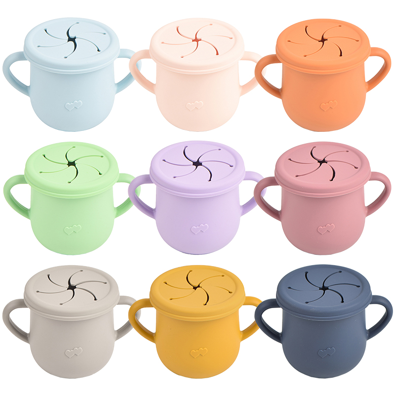 Baby Silicone Feeding Cups Por - Snack Cup Toddler recension och pris