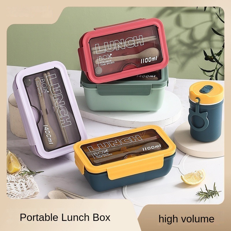 1100ML Microwave Lunch Box wit - Baby Food Lunch recension och pris