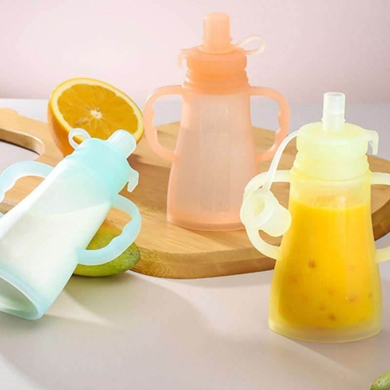 Portable Leakproof Silicone Ba - Baby Food Pouches Reusable recension och pris