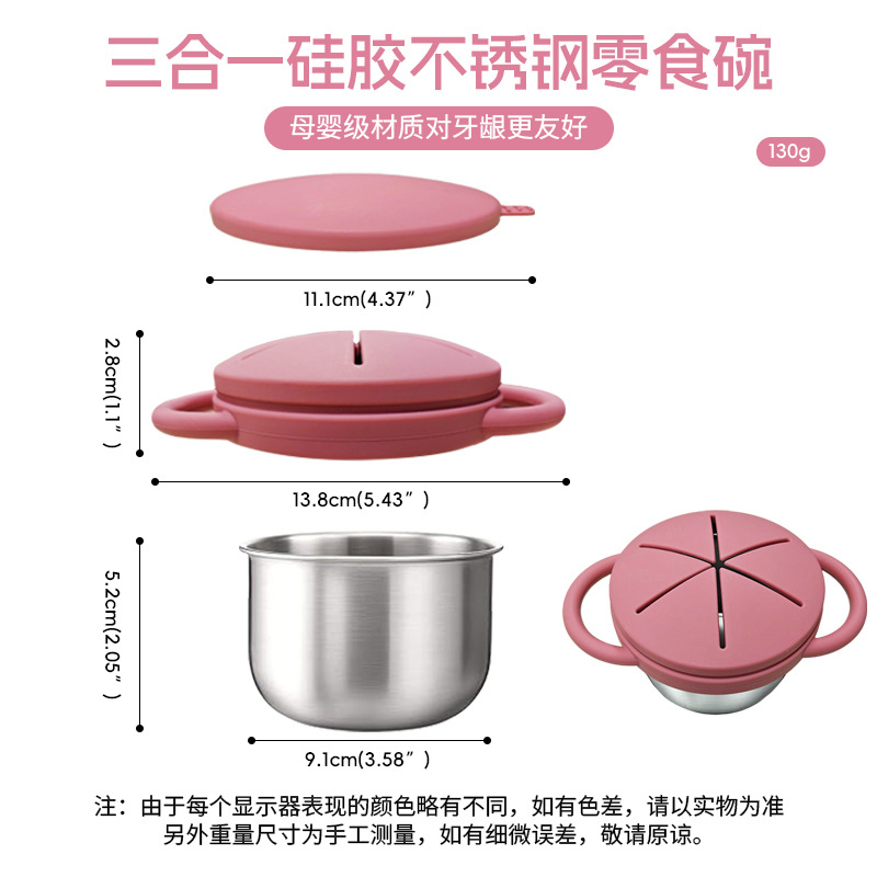 Stainless Steel Spill Proof Sn - Snack Cup Toddler recension och pris