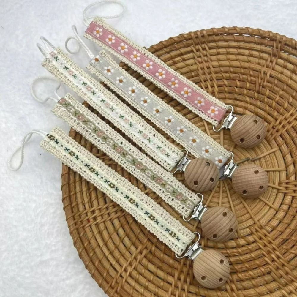 New Wooden Baby Pacifier Chain - Baby Food Teether recension och pris