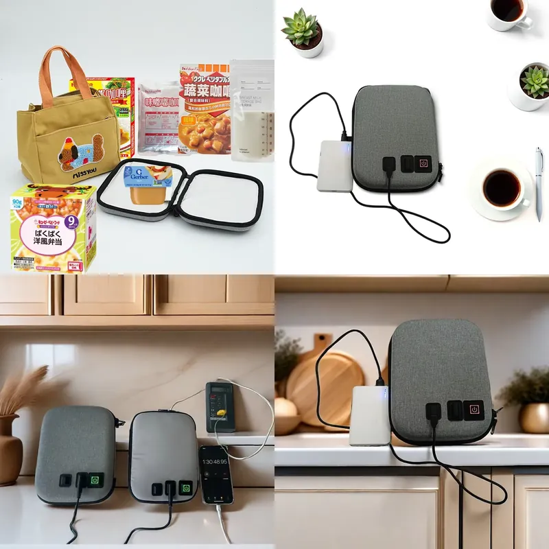 【CHIMU HOME】 Portable USB-Powe - Baby Food Pouches Reusable recension och pris