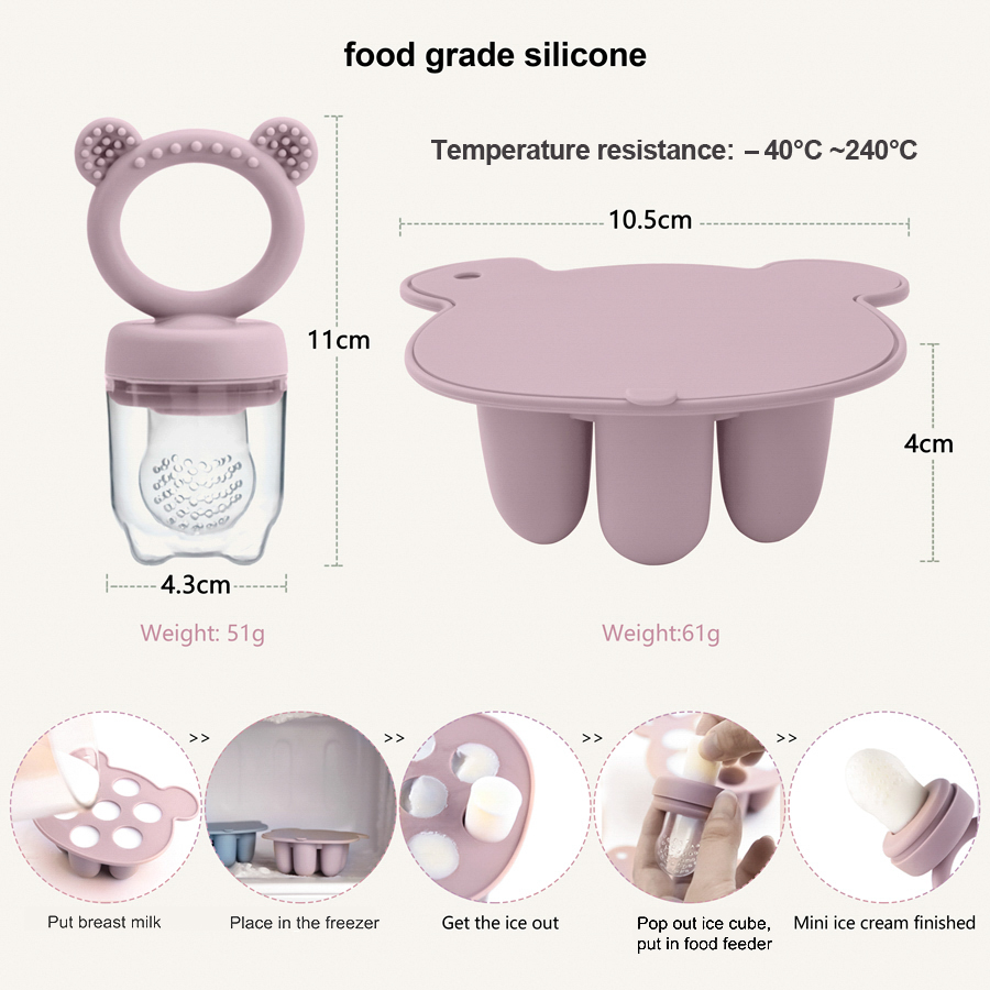 Baby Ice Cream Pops Silicone M - Baby Food Category recension och pris