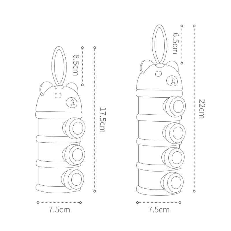 Storage Three/Four Tier Portab - Baby Food Category recension och pris