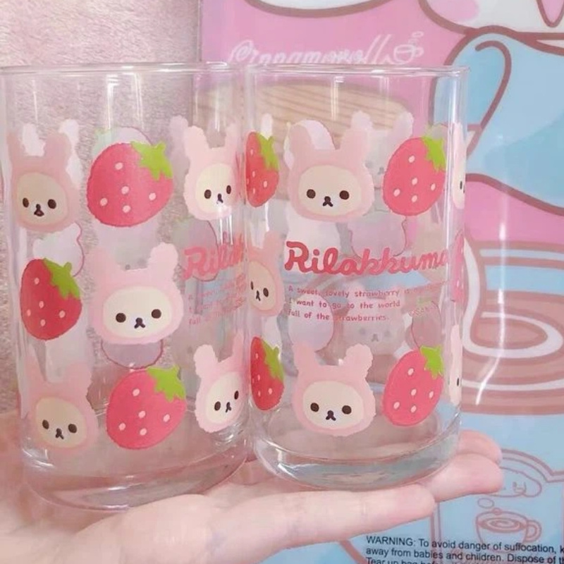 Rilakkuma Glass Cup Cute Carto - Baby Food Glass recension och pris