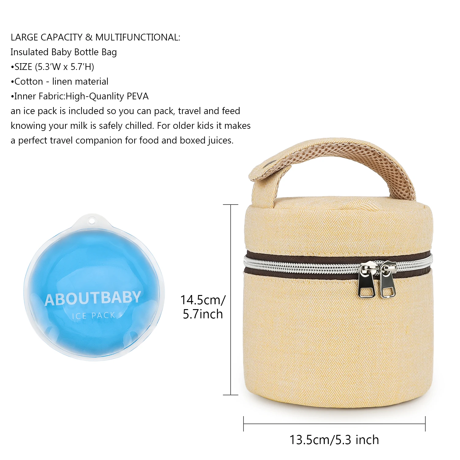 Bottle bag waterproof constant - Baby Food Zip Lock Bag recension och pris