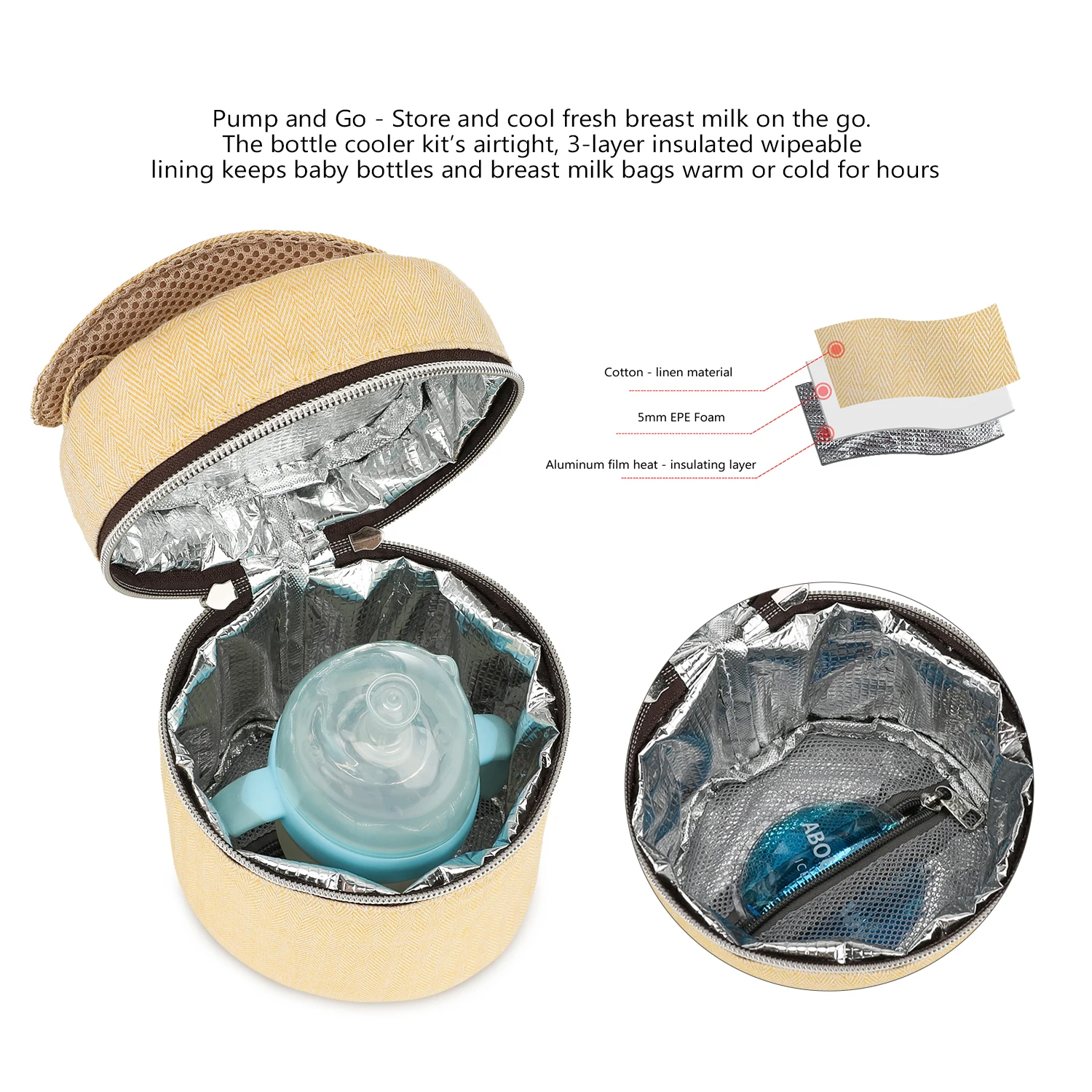 Bottle bag waterproof constant - Baby Food Zip Lock Bag recension och pris