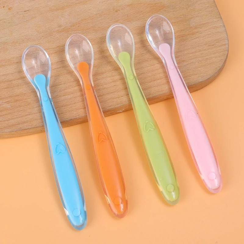 BPA Free Baby Silicone Spoons  - Baby Food Lunch recension och pris