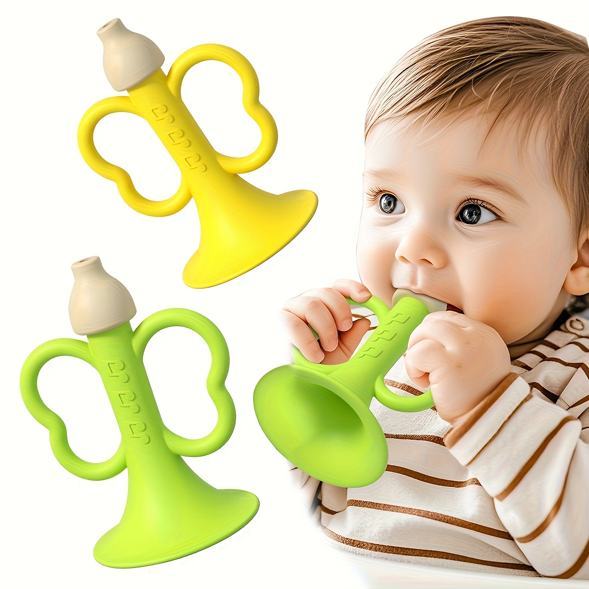 Baby Teething Horn, Baby Tooth - Baby Food Teether recension och pris