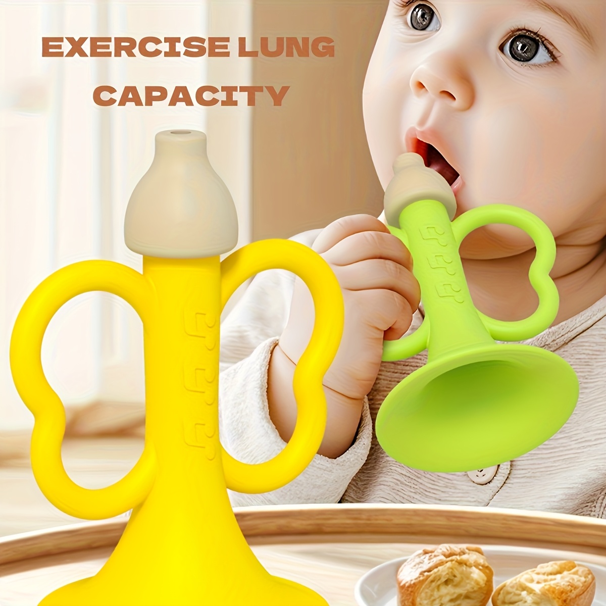 Baby Teething Horn, Baby Tooth - Baby Food Teether recension och pris